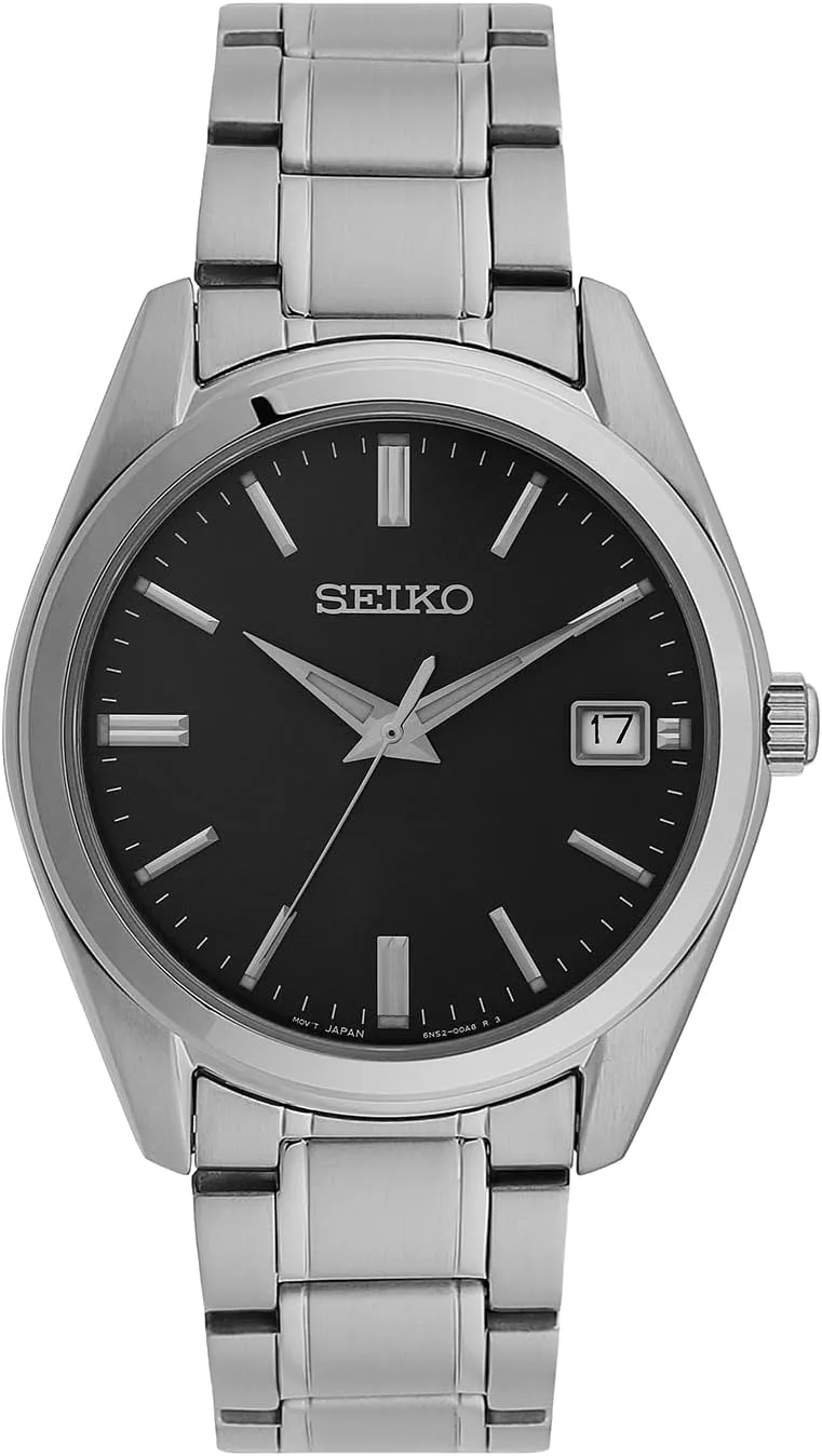 Seiko ▫️ UK Limited - EU Relógio de Quartzo Analógico para Homem com Bracelete em Aço