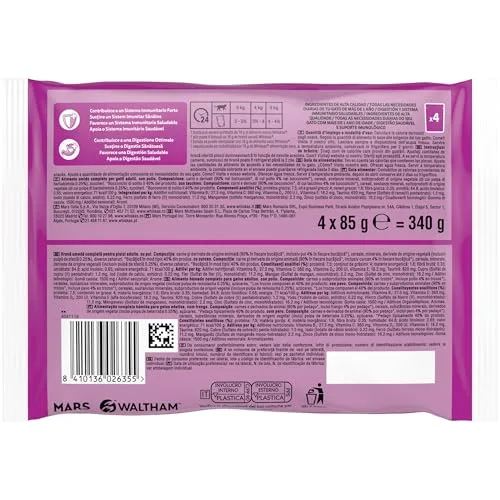 Whiskas ▫️ Comida Húmida para Gatos Adultos - Seleção de Aves em Gelatina (13 x 4 saquinhos de 85 g) 3