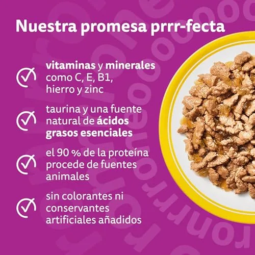 Whiskas ▫️ Comida Húmida para Gatos Adultos - Seleção de Aves em Gelatina (13 x 4 saquinhos de 85 g) 4