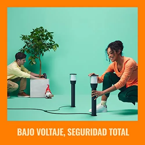 WiZ ▫️ Luminária inteligente de exterior de 4 W, luz branca e colorida, adequada para exterior (IP44), Wi-Fi, tecnologia SpaceSense, compatível com o Google Home, a Amazon Alexa ou os atalhos da Siri 5