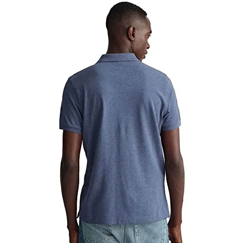 GANT ▫️ Polo de piqué para homem com emblema regular, Rich Navy 2