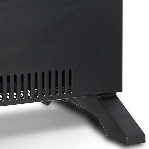 briebe ▫️ Radiador Convector Elétrico de Ar Quente, Regulador de Temperatura, Termóstato de Baixo Consumo, Silencioso, Portátil, Alças de Transporte, 3 Níveis de Potência: 750 W, 1250 W, 2000 W (Preto) 4