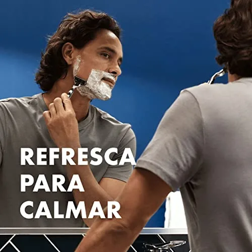 Gillette ▫️ Series Gel de Barbear Calmante com Aloé Vera, para máquina de barbear masculina, 200 ml 6
