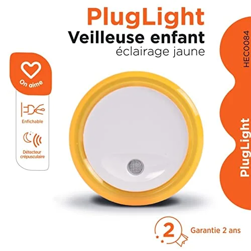 SCS Sentinel ▫️ Luz noturna infantil com sensor crepuscular, ligação automática – crianças 6