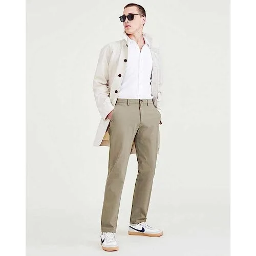 Dockers ▫️ Smart 360 Flex Chino Slim, Calças para Homem, New Camo, 28W / 32L 3