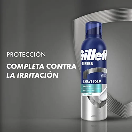 Gillette ▫️ Series Espuma de Barbear Refrescante para Homem, 250 ml 3