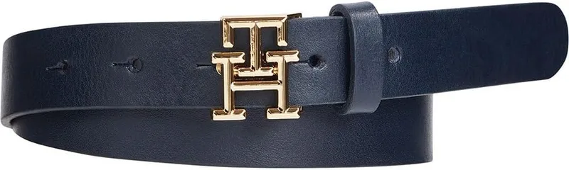 Tommy Hilfiger ▫️ Cinto para mulher TH Logo 2.5 Cinto em pele