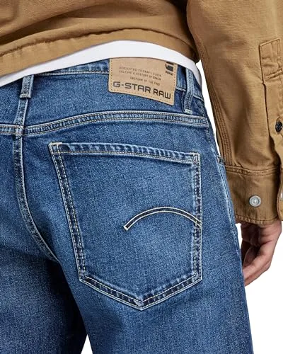 G-STAR ▫️ Calças de ganga Mosa Straight - Calças de ganga para homem 3