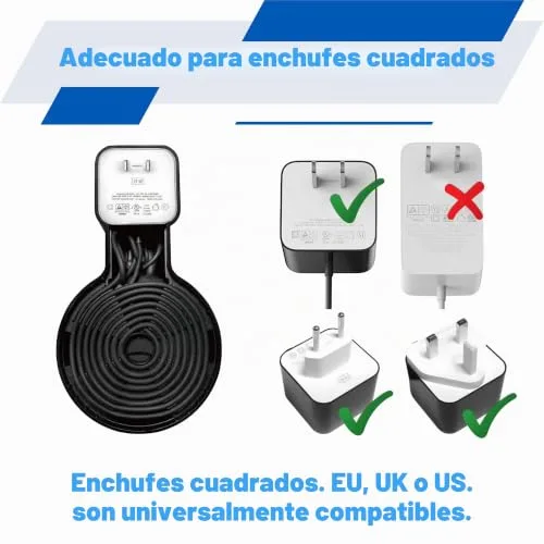 Sintron ▫️ 2X Suporte de parede para Dot 3, tomada inteligente para casa, suporte de montagem na parede para Dot 3.ª geração, suporte para altifalante, gestão integrada de cabos, compatível com Google Nest (preto) 4