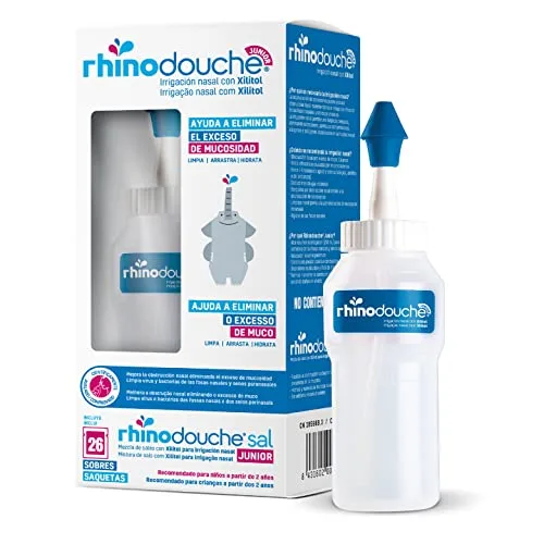 RHINODOUCHE ▫️ Junior – Lavagem nasal infantil | Pack Inicial Junior 250 ml + 26 saquetas 2