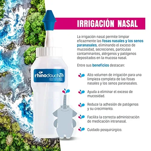 RHINODOUCHE ▫️ Junior – Lavagem nasal infantil | Pack Inicial Junior 250 ml + 26 saquetas 6