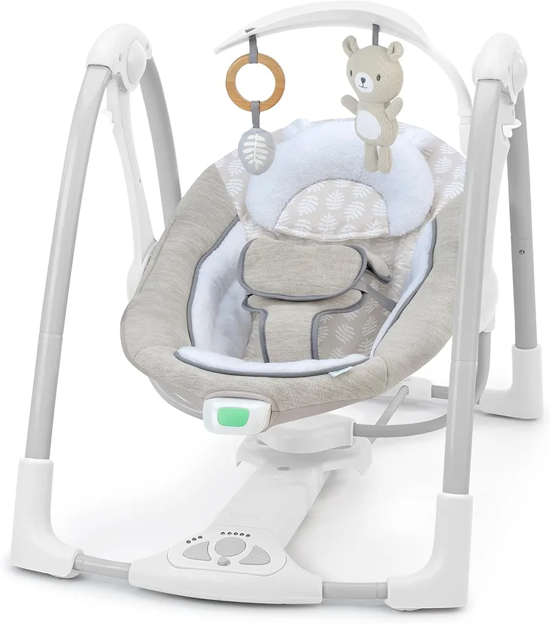 Ingenuity ▫️ ConvertMe Swing-2-Seat, 5 modos de balanço, vibrações, música, alimentação USBCabo adaptado,-Toy Bar - Wynn
