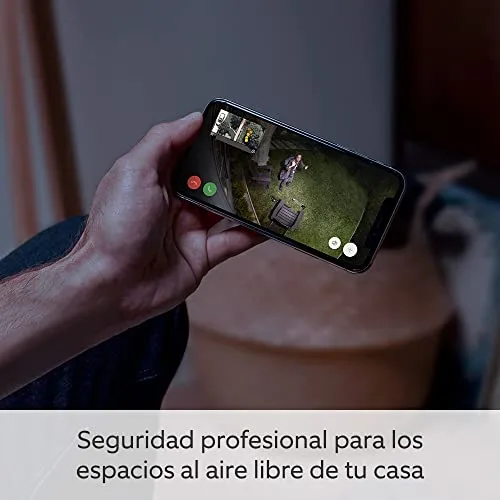 Ring ▫️ Câmara Pro com luzes e tomada (Spotlight Cam Pro Plug-In) | Câmara exterior com vídeo 2K, Vision, deteção de movimento 3D | 30 dias de teste gratuito Home | 2 câmaras 4