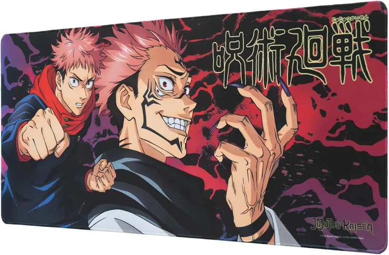 Grupo Erik ▫️ Jujutsu Kaisen Tapete de Secretária - Tapete para rato XXL