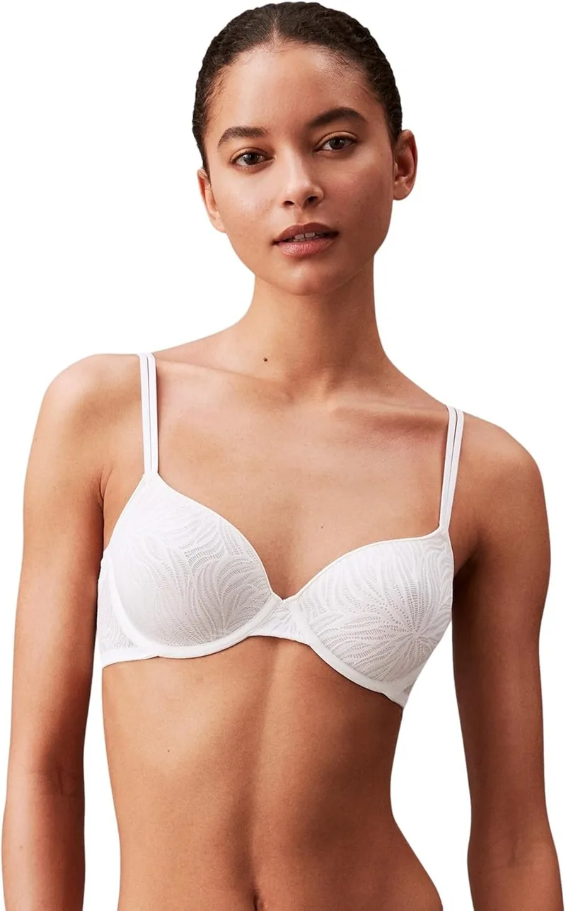 Soutien meia copa elástico com forro leve Calvin Klein