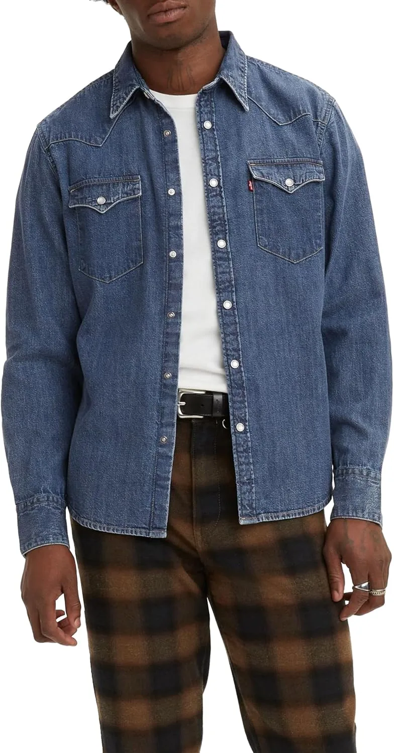 Levi's ▫️ Camisa Barstow Western Standard para homem