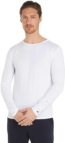 Tommy Hilfiger ▫️ Camisolas de manga comprida, conjunto de 3, para homem, com gola redonda 3