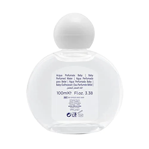 Chicco ▫️ Água Perfumada Natural Sensation, Fragrância Fresca e Delicada, Água de Colónia Sem Álcool para Bebés e Recém-nascidos, Frasco de Vidro, 100 ml 7