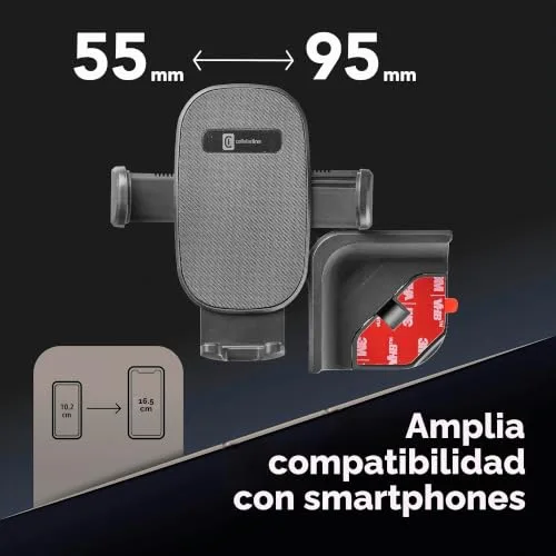cellularline ▫️ Hug Screen - Suporte para carro Tesla | Suporte universal para smartphone para Tesla - Preto 5