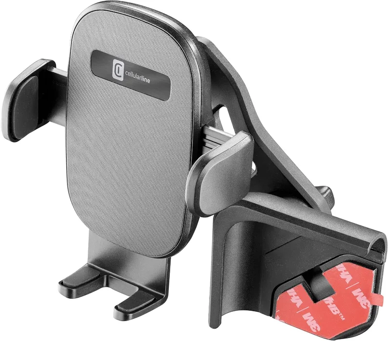 cellularline ▫️ Hug Screen - Suporte para carro Tesla | Suporte universal para smartphone para Tesla - Preto