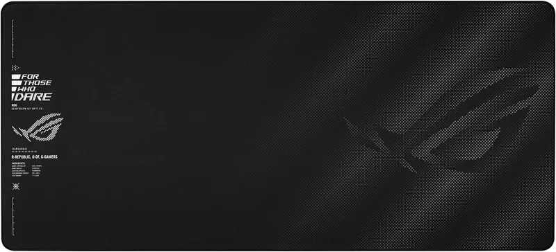 ASUS ▫️ Tapete de rato para jogos ROG Sheath II XXL, tecido de arrefecimento avançado, rebordos anti-desgaste duradouros, base de borracha anti-derrapante, 400 x 900 x 3 mm, preto