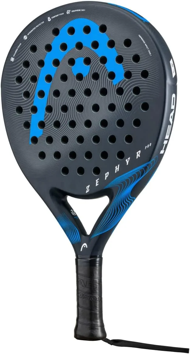 HEAD ▫️ Série de raquetes Graphene 360 Zephyr para padel e Pop Tennis (Zephyr, Pro, UL)