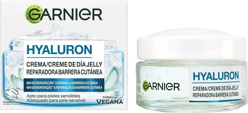 Garnier ▫️ SkinActive Creme de Dia com Ácido Hialurónico e Aloé Vera, 50 ml