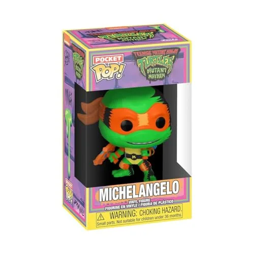 Funko ▫️ Loungefly Pocket Pop! & tee: Teenage Mutant Ninja Turtles (TMNT) - T-shirt com figuras miniatura colecionáveis - Ideia para presente - Brinquedos e t-shirt de manga curta para adultos, homens e mulheres 3
