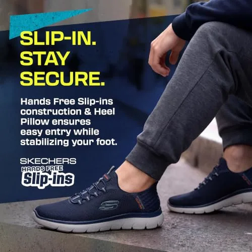 Skechers ▫️ Homem Summits High Range Slip-In Ténis Desportivos 5