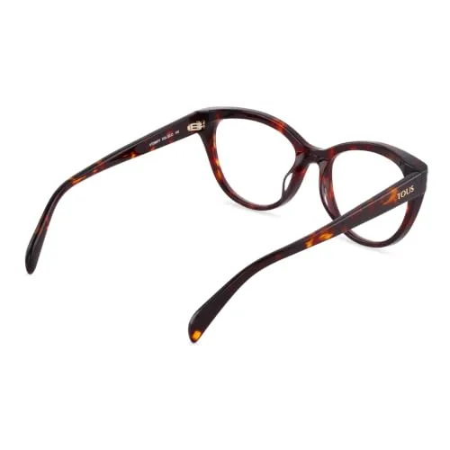 TOUS ▫️ ÓCULOS DE VISTA VTOB67V, COR VERMELHO BRILHANTE HAVANA, PARA MULHER, TAMANHO 53/140/18 4