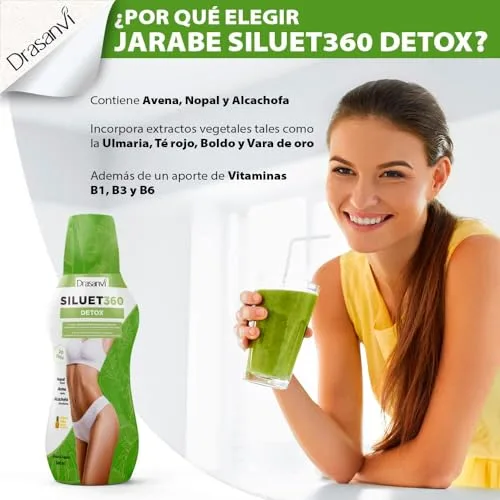 Drasanvi ▫️ Detox Siluet 360 – Controlo de peso, em 600 ml de líquido para uso diário 3