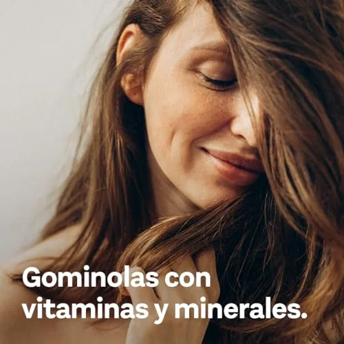 Doppelherz ▫️ Pele + Cabelo + Unhas - Gomas com vitaminas A, C, E e B6 - 500 μg de biotina, zinco e selénio - 60 gomas macias veganas - Sabor a framboesa - 4