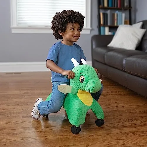 Radio Flyer ▫️ Jade «The Magical Touch Dragon» com luzes e sons interativos, verde, dos 1 aos 3 anos 5