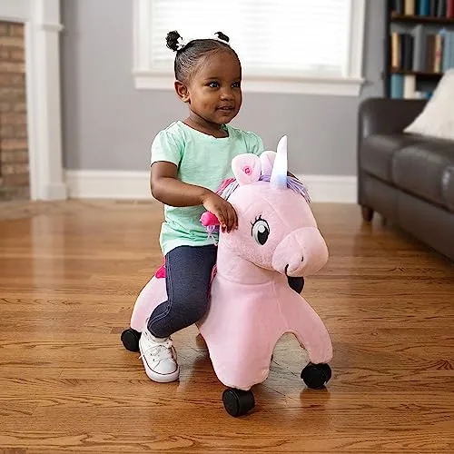 Radio Flyer ▫️ Shimmer The Magical Touch Unicorn com luzes e sons interativos, rosa, dos 1 aos 3 anos 6