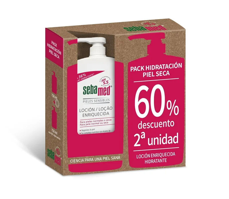 Sebamed ▫️ Enriched Lotion, Creme hidratante corporal para peles secas e sensíveis, uso diário