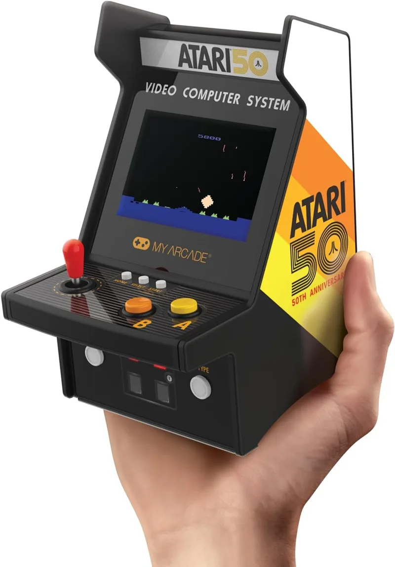 MY ARCADE ▫️ DGUNL-7013 Atari Micro Player Pro - Consola retro portátil de arcada com 100 jogos