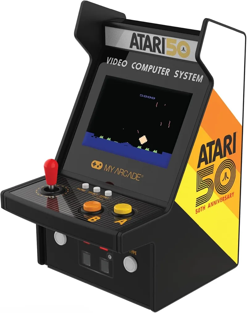 MY ARCADE ▫️ DGUNL-7013 Atari Micro Player Pro - Consola retro portátil de arcada com 100 jogos