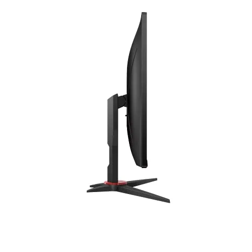 AOC ▫️ Gaming 27G2ZNE - Monitor Full HD de 27 polegadas, 240 Hz, MPRT de 1 ms, FreeSync Premium. 1920x1080, HDMI 1.4, DisplayPort 1.2 preto/vermelho, 27 polegadas FHD, suporte fixo 5