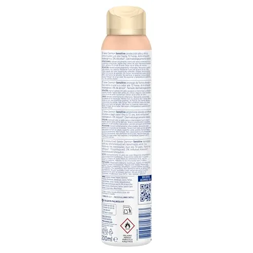 Sanex ▫️ Dermo+ Sensitive, Desodorizante Antitranspirante em Spray 72h, 6x200 ml 3