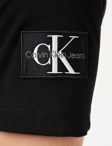 Calvin Klein ▫️ Camiseta de manga curta para homem, corte regular, com logótipo em forma de etiqueta 5
