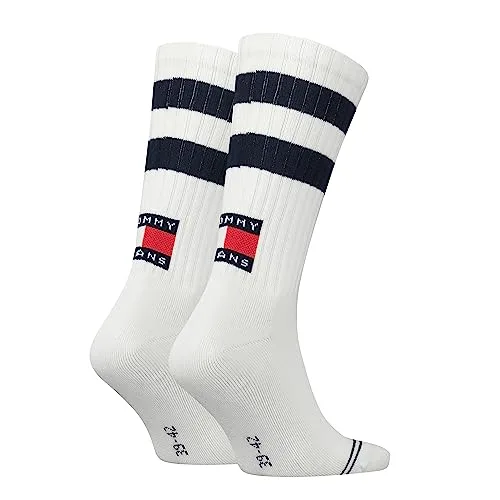 Tommy Hilfiger ▫️ Meias CREW SOCK Unissexo para adulto (Conjunto de 2) 2