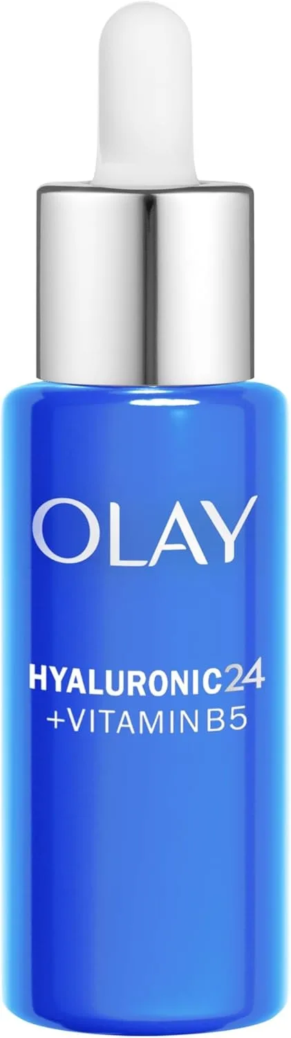 Olay ▫️ Hyaluronic 24 + Vitamin B5, Sérum de Dia Ultra Hidratante com Ácido Hialurónico, Vitamina B5 e Niacinamida para uma pele visivelmente mais suave e saudável, 40 ml,