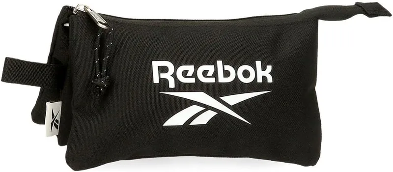 Reebok ▫️ Boston Estojo Triplo Preto 22x12x5 cm Poliéster