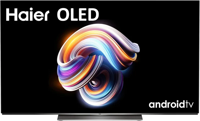 Haier ▫️ OLED H65S9UG Pro - 65', Smart TV, 120 Hz, HDR 10, Dolby Atmos e Dolby Vision, Android TV, comando de controlo premium, Google Assistant, Bluetooth, ecrã antirreflexo, 2022
