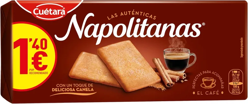 Cuétara ▫️ Napolitanas 213g