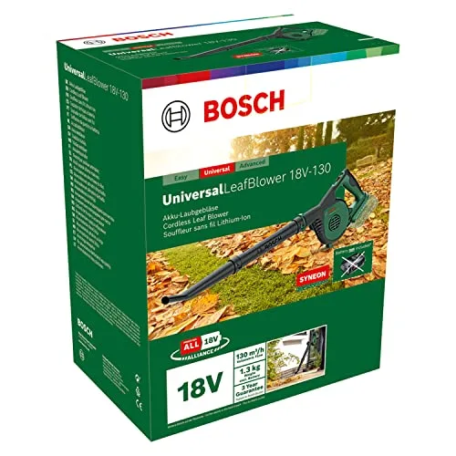 Bosch ▫️ Soprador de folhas a bateria UniversalLeafBlower 18V-130 7