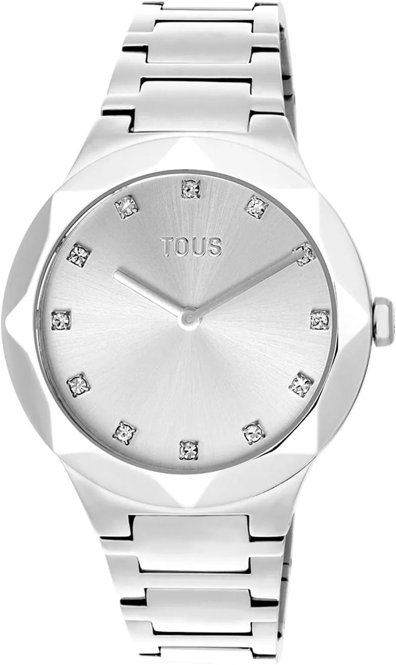 TOUS ▫️ Watches Karat Relógio analógico de quartzo para mulher com bracelete em aço inoxidável 200351052