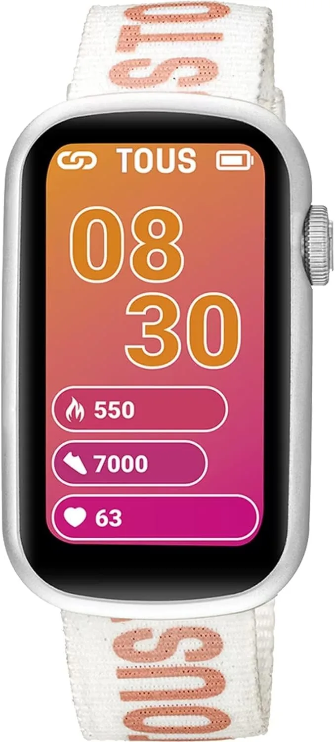 TOUS ▫️ Relógio Watches t-Band, relógio digital de quartzo unissexo com bracelete de nylon 200351087