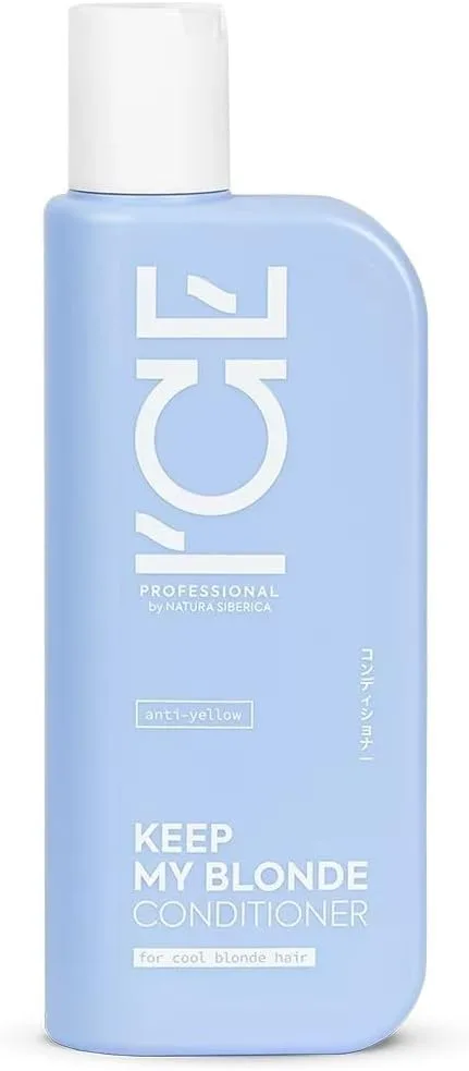 Natura Siberica ▫️ Marca de cuidados capilares : amaciador, Ice Keep My Blonde conditioner (250 mililitros)