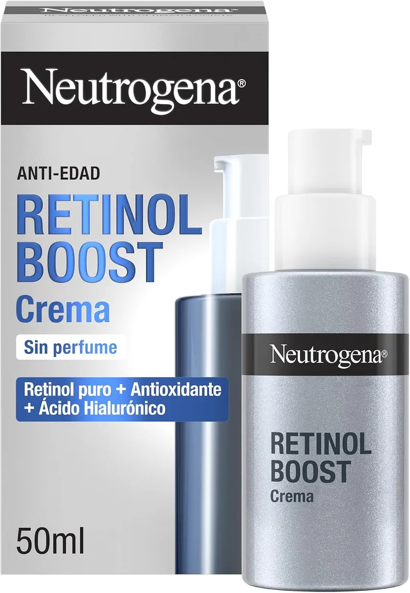 Neutrogena ▫️ Retinol Boost Creme Antienvelhecimento, Sem Perfume, 50 ml